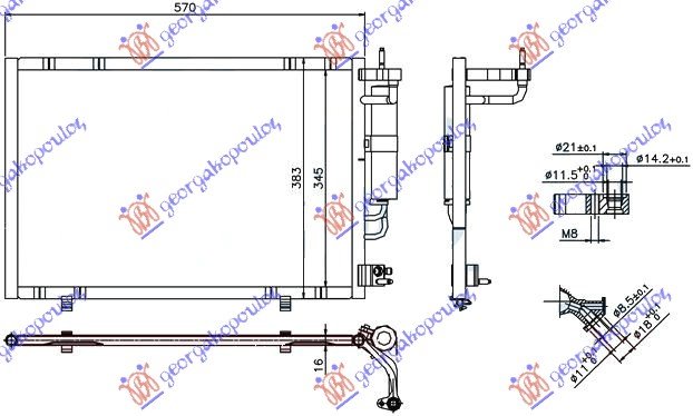 CONDENSER PETR.-1,4TDCi (53,5x35) 11-