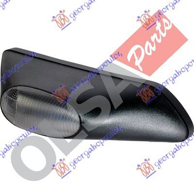 SIDE LAMP WHITE W/FRAME (OPEN CARRIER) R