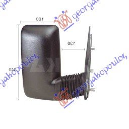 DOOR MIRROR MANUAL SHORT