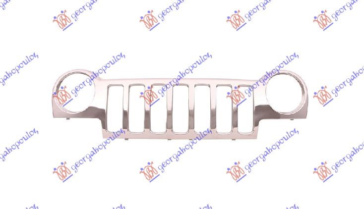 GRILLE OUTER -05 CHROME