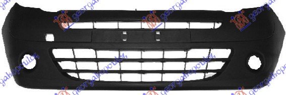 FRONT BUMPER MAT-BLACK W/F. LAMP HOLE