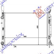 RADIATOR 1.6i 16V-1.5 DCi (56x41x23)