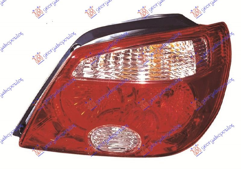 TAIL LAMP 05- RED FRAME