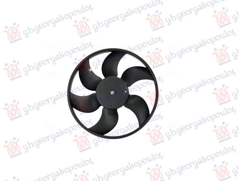 VENTILATOR (MOTOR+ELISA) 2.0 BENZIN (383MM) (NISSENS)