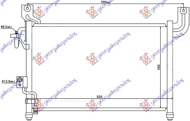 CONDENSER DIESEL (52,7x33,9x17)