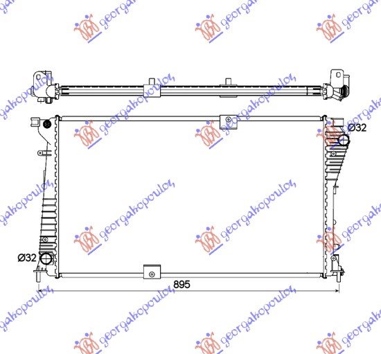 RAD. 2.0-2.5 CDTi (78x44.9) W/START-STOP