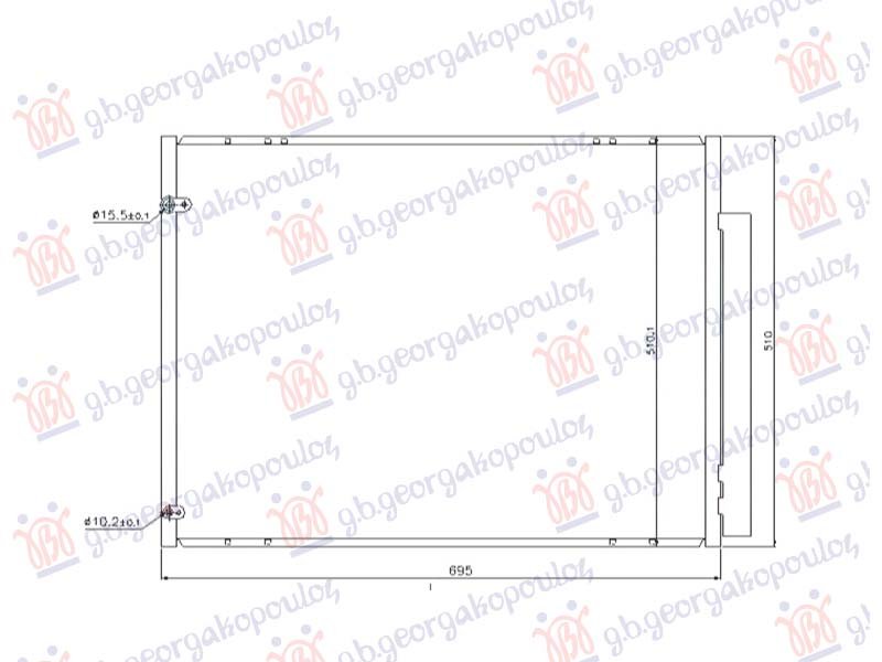 HLADNJAK KLIME (RX350) 3.5 BENZIN (AUTO) (695x510)