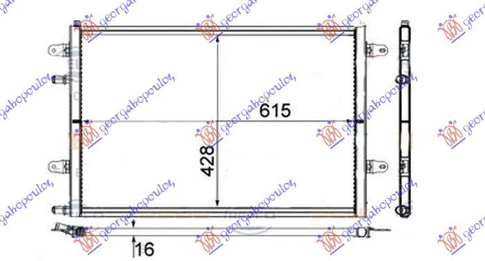 RAD. 3,0 TDi (67,5x44,5x32) AUT.(10MM)