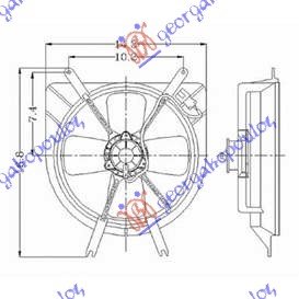 VENTILATOR KOMPLET (BENZIN)