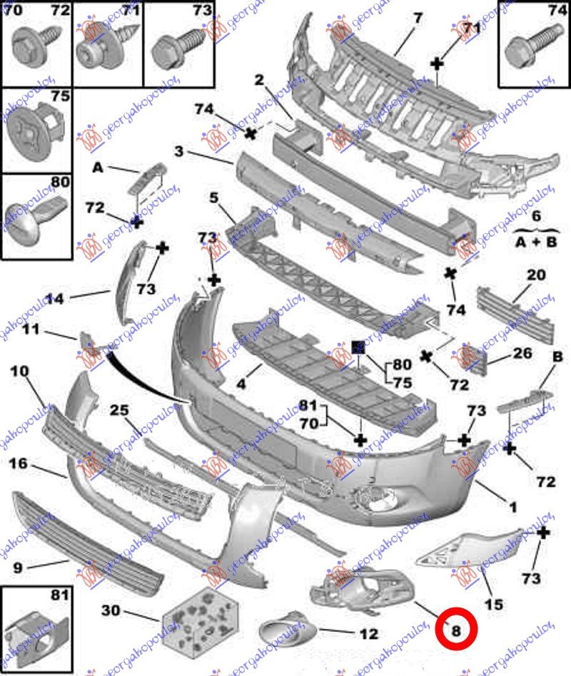 FOG LAMP BRACKETS (SET)