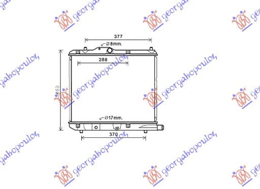 RAD. 1.3CDTi (37.5x47.5x2.6)Z13DTJ/D13A