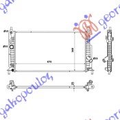 RADIATOR 2.2 CiTD (67x36.5)