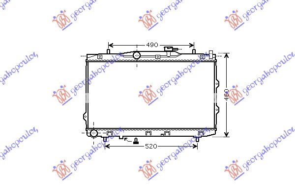 RAD.1,6I-2,0 I 16V +/-A/C(37,5x67x26)-06