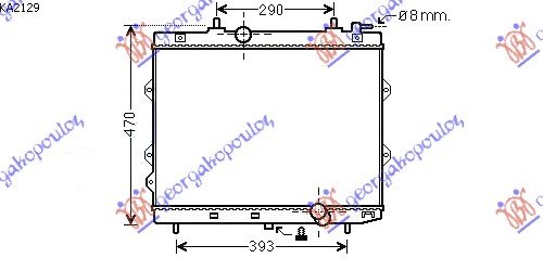 RADIATOR 1,6 CRDi +/-AC (37x51x26)