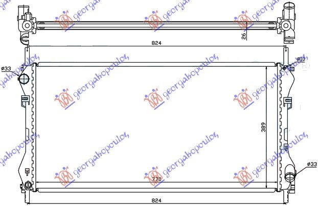 RAD 2.0CC TDI-TDCI +/-A/C (77x40)