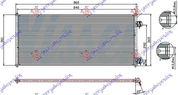 CONDENSER PETROL-DIESEL (80,5x36)