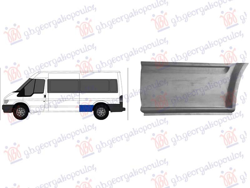 BOCNA STRANA ZADNJA (BOCNI DEO) (DUZINA 72cm VISINA 36cm)