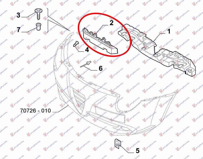 MBAJTESI I PARAKOLPIT/BRANIKUT PARA PLASTIK