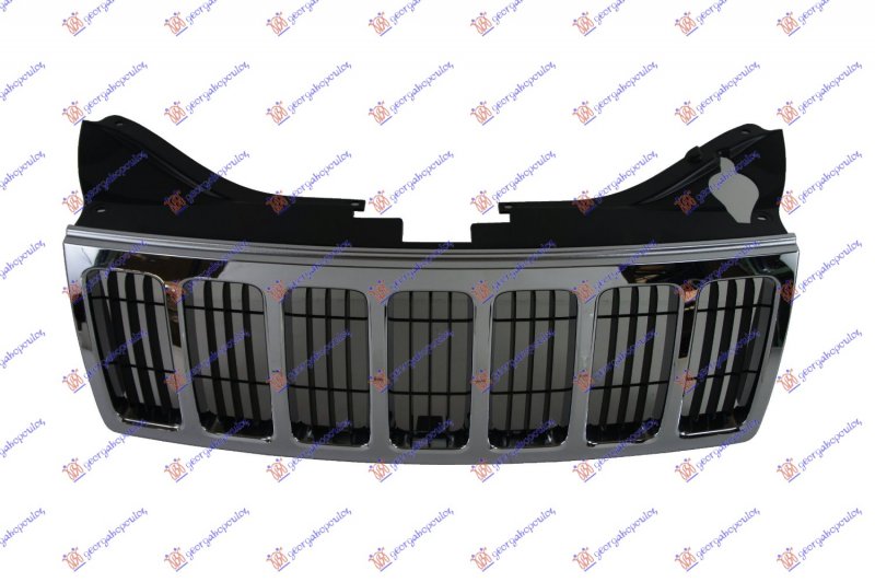GRILLE MAT-BLACK (CHROME FRAME)