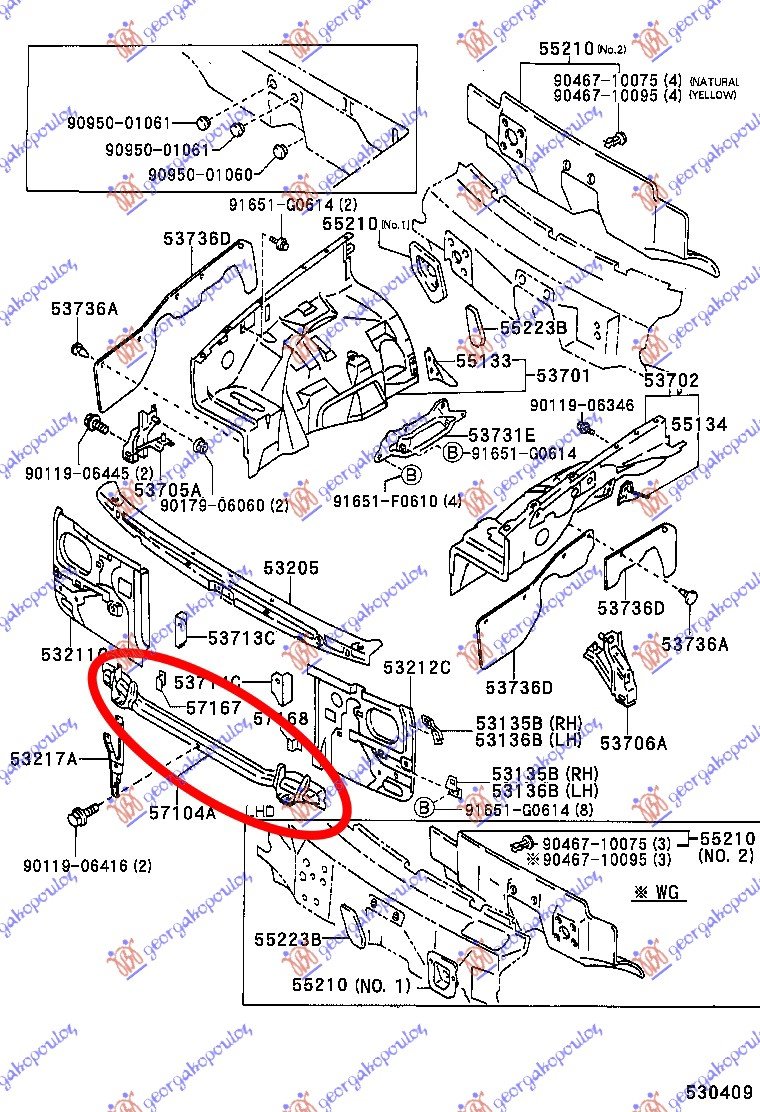 RADIATOR SUPPORT