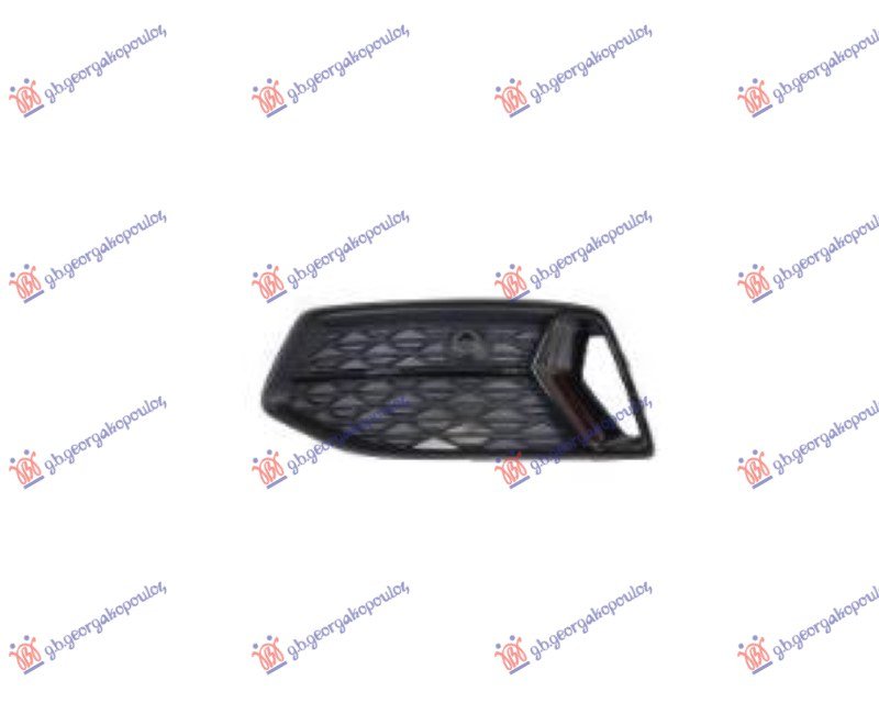 RESETKA PREDNJEG BRANIKA CRNA/SJAJ-CRNA (PDS SENZOR)