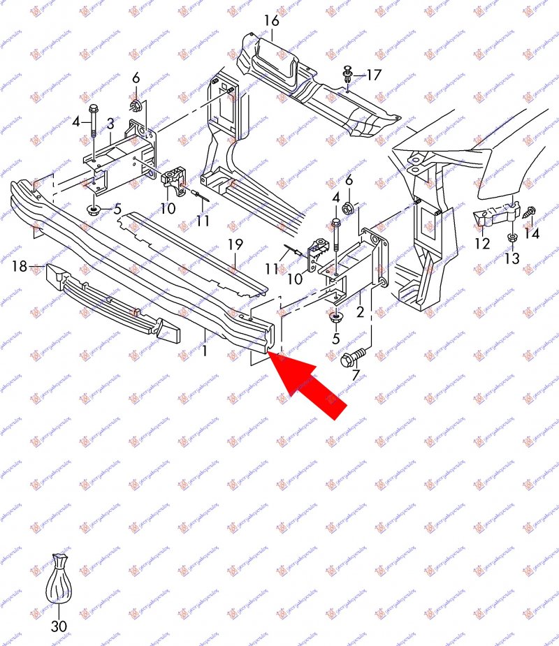 SHINA E PARAKOLPIT/BRANIKUT PARA ALUMIN