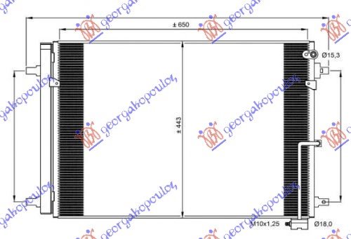 CONDENSER PETRL-DSL (EXCEPT 3.0-4.0TFSi)