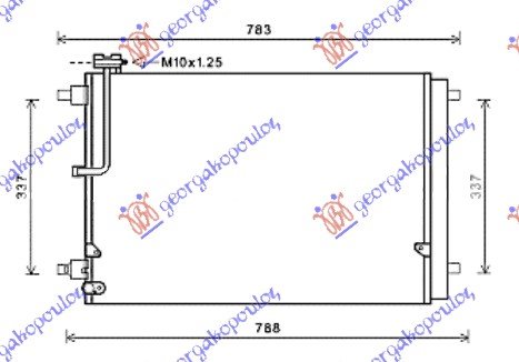 CONDENSER 3.0-4.0TFSi PTRL (67.5x44x1.6)