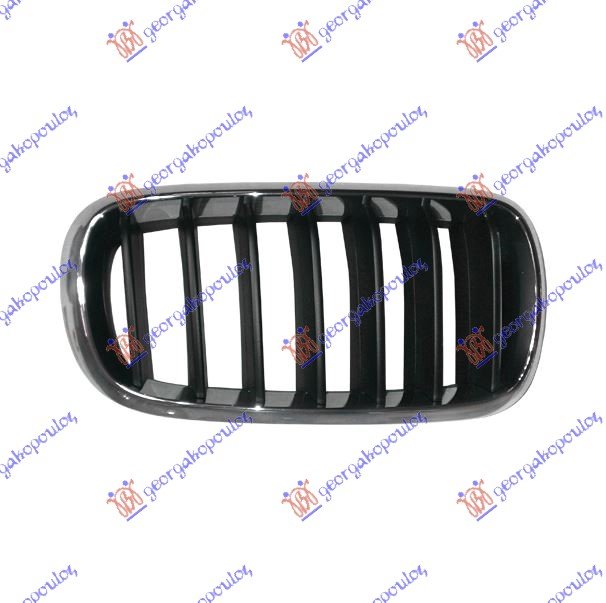 GRILLE (CHROME/BLACK)