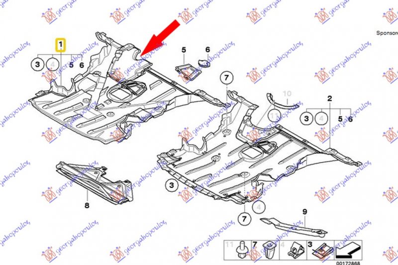 UNDER ENGINE COVER (CABRIO)