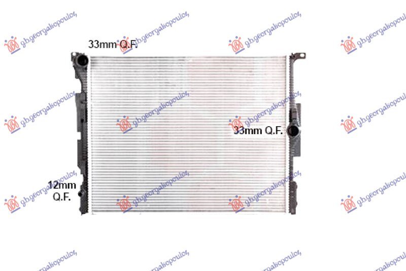 HLADNJAK MOTORA 3.0 BENZIN (MANUELNI/AUTOMATSKI) (600x480) (KOYO)