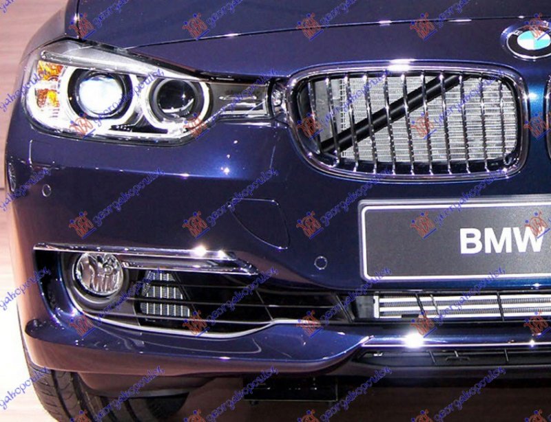 BUMPER GRILLE MOULDING CHROME (LUXURY)