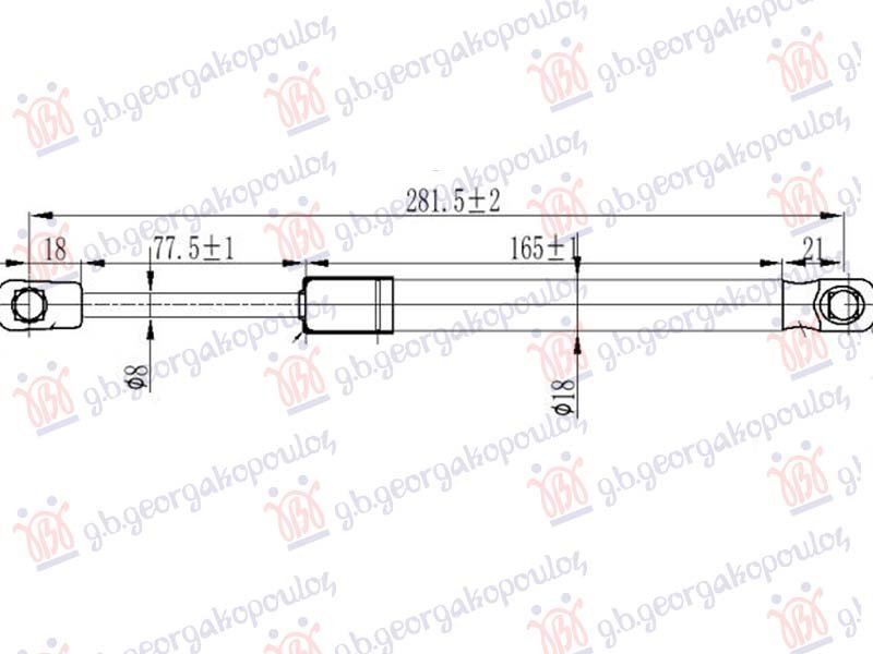 AMORTIZER HAUBE (M3) (282L-430N)