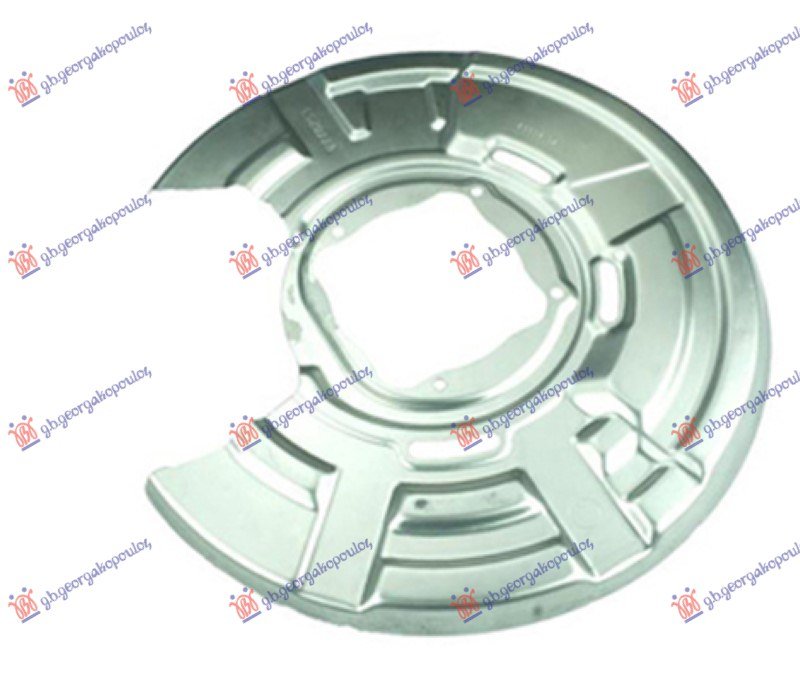 ZASTITA ZADNJEG KOCIONOG DISKA (PRECNIK ZASTITE 370/105mm) (PRECNIK DISKA 320mm) ALUMINIJUM