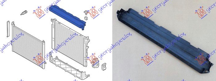 SINA ZADNJEG BRANIKA PLASTICNA (G30/SEDAN) (M-SPORT)
