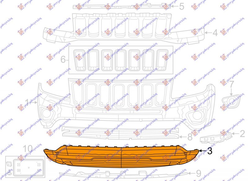 FRONT BUMPER LOWER