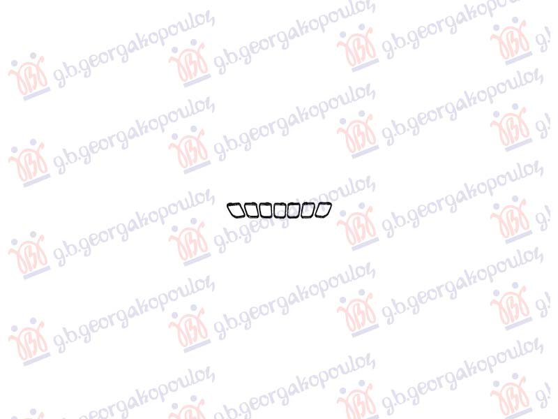 LAJSNA PVC MASKE SJAJ-CRNA (SET 7 KOM)