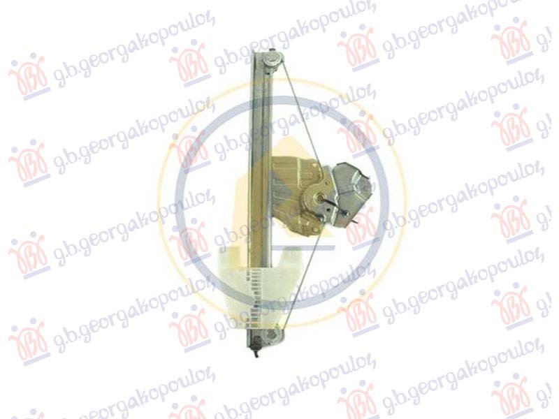 PODIZAC PREDNJEG PROZORA ELEKTRCINI (BEZ MOTORA) (A KVALITET)