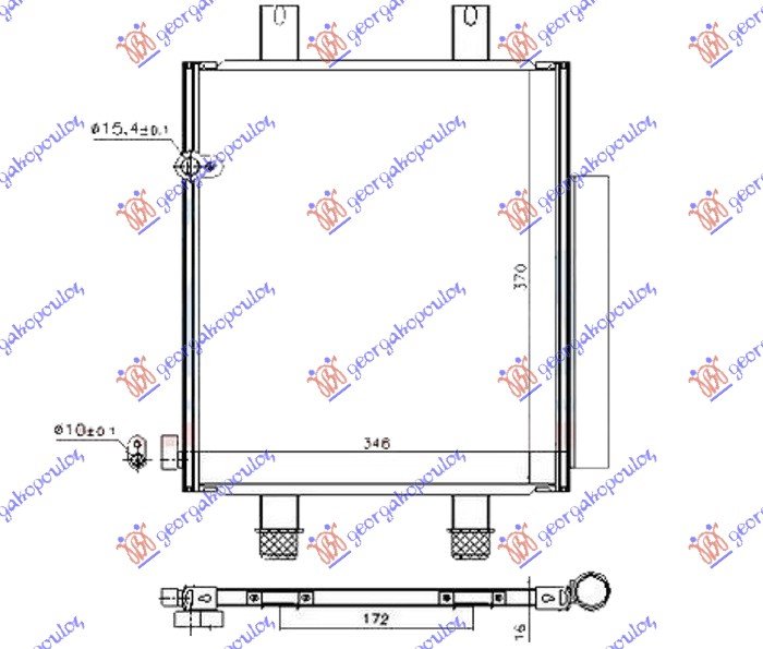 CONDENSER 1,0i 12V (31,8x37) (KOYO)