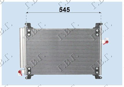 CONDENSER 1.6 16V (53.5x34x1.6)