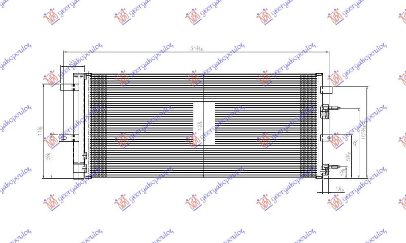 CONDENSER 1.6-2.0 PET-DSL (69x28.6x16)