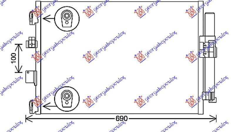 HLAD KLIME 1.5TDCi/Econetic (591x378x16)