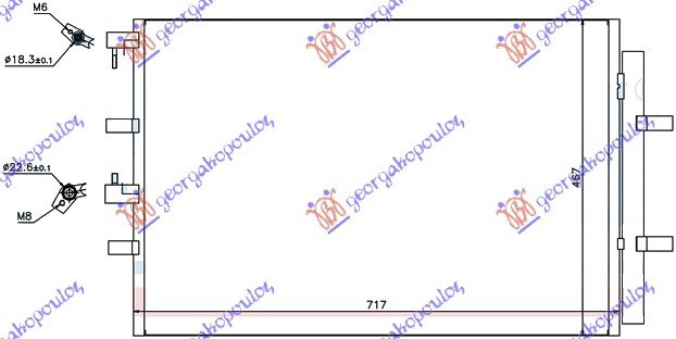 HLADNJAK KLIME 2.2 TDCi (717x467) (MARELLI)