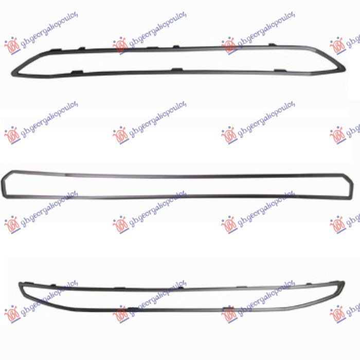 LAJSNE PVC MASKE SIVE (SET 3 KOM)