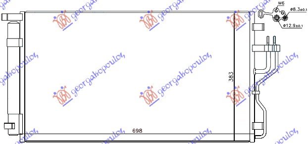 CONDENSER PETROL (65,5x37,8)