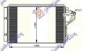 CONDENSER 1.4-1.6i-16V (55.5x38.5x17