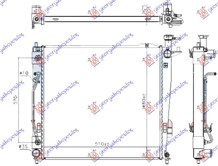 RAD. 2.7 i24V-2.2 CRDi (43x77) AUTO