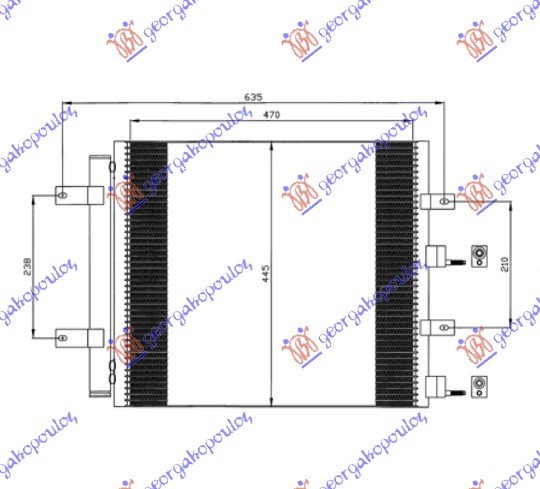 HLAD.KLIME 2.5-3.0-4.2BENZ(52.2x45.2x1,6