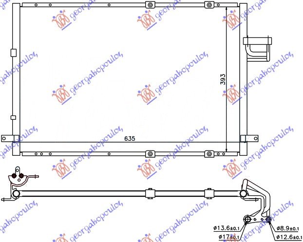 CONDENSER 2.0 CRDi (59x38,3x18)