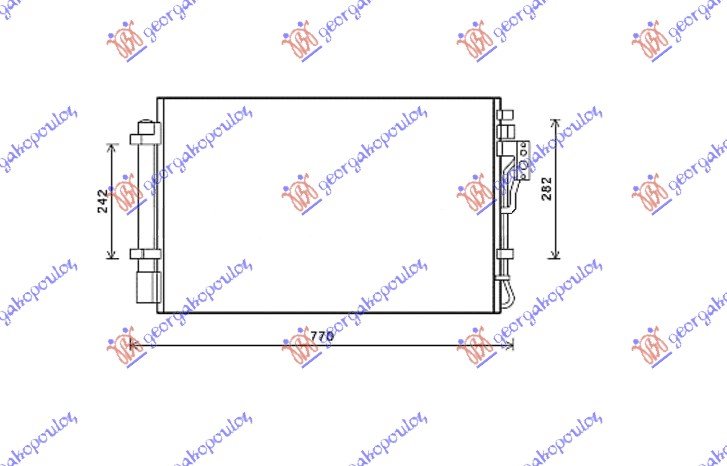 CONDENSER 2.4 PETROL (66.5x42.5)